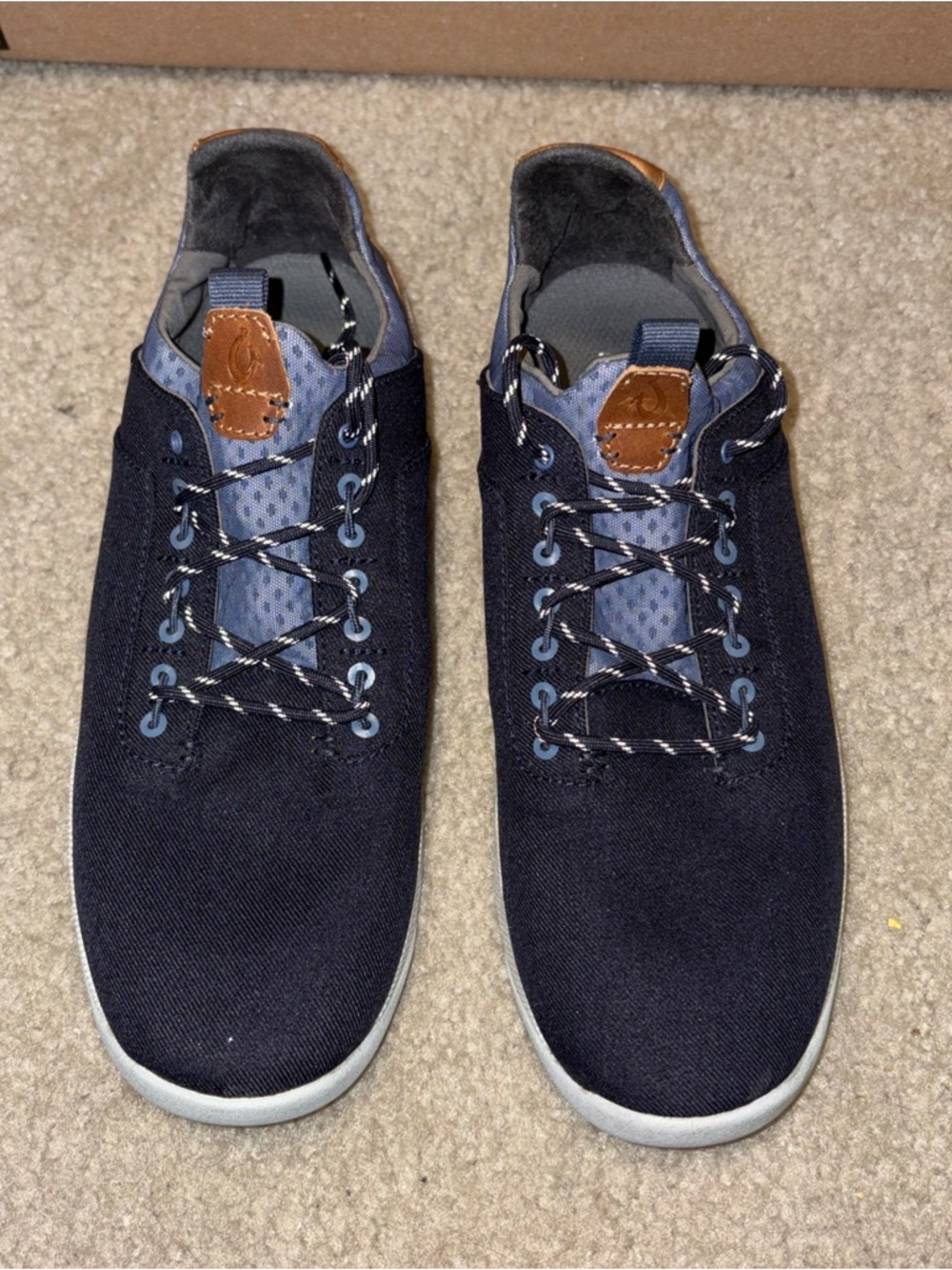 Mens Olukai Nanea Li Sneakers Shoes Sz 11.5 M Navy Blue Mesh